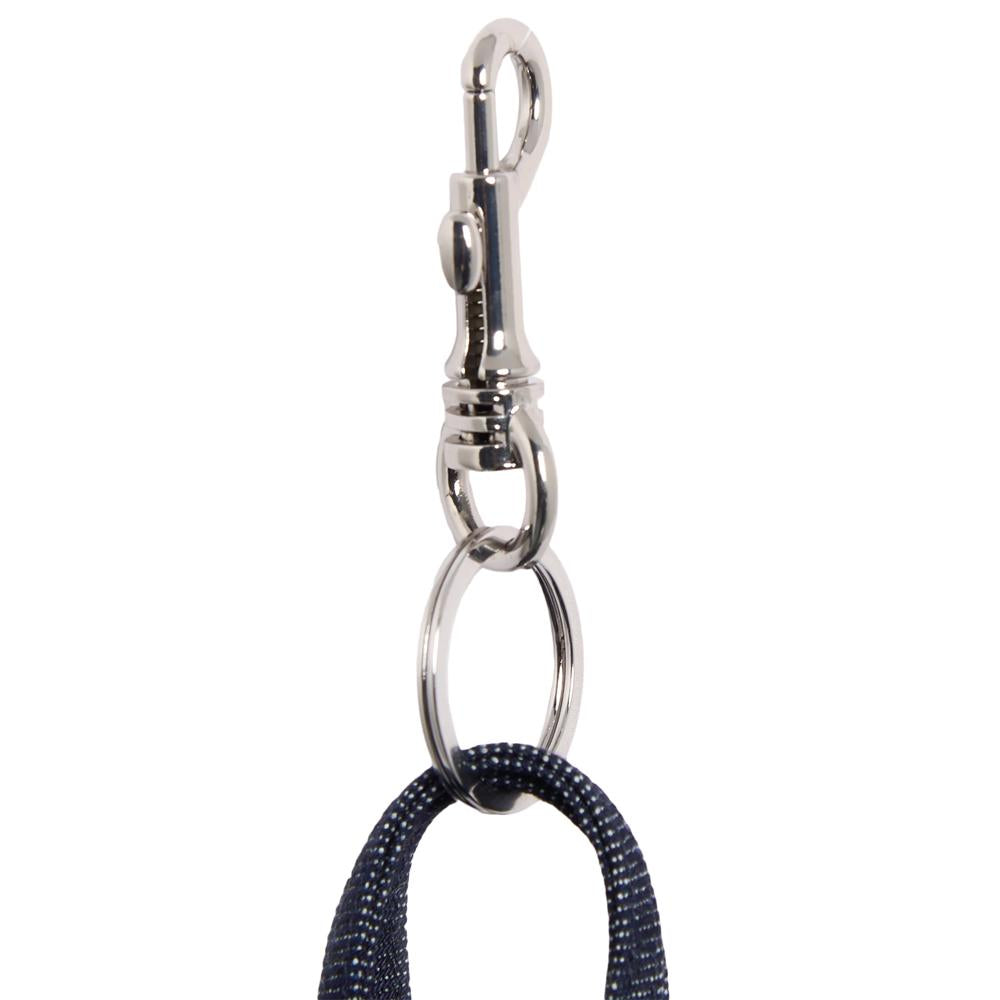 A.P.C. Indigo Denim LOU Tote Bag Keyring COHIZ M63677 IAI