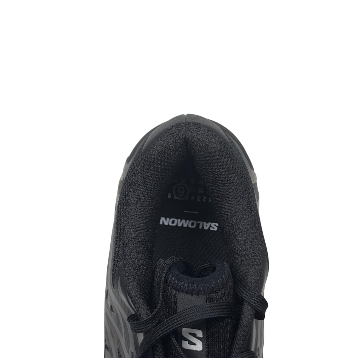 SALOMON x MM6 Maison Margiela XT Black Low-Top Sneakers