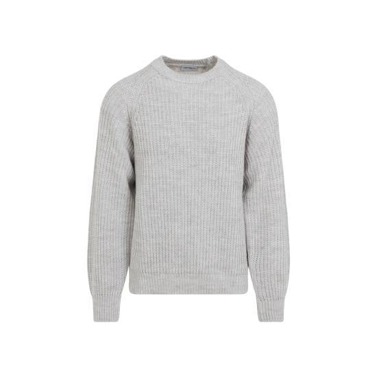 CARHARTT WIP Fleur De Sel Cotton Knit Crewneck Sweater Men’s