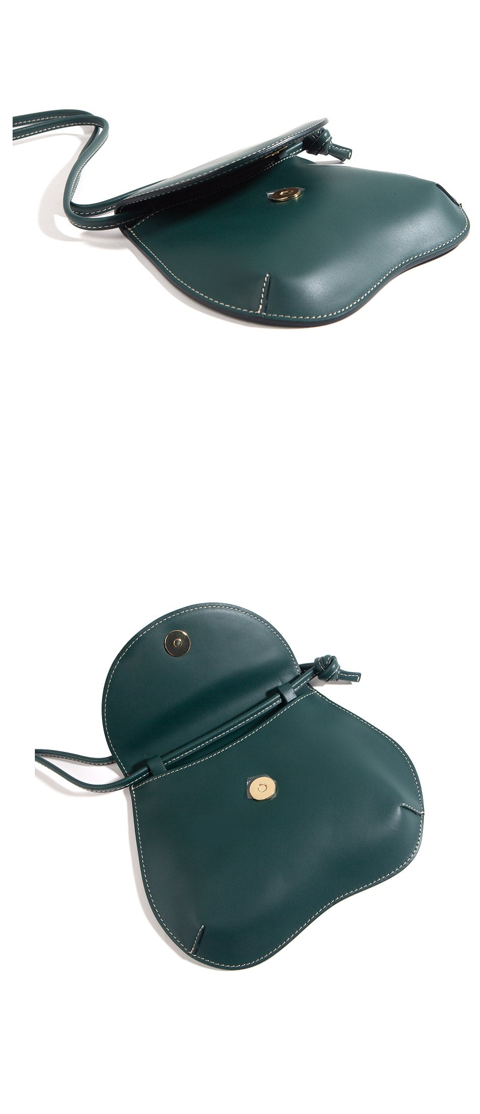LITTLE LIFFNER Pebble Mini Shoulder Bag Racing Green CR3530