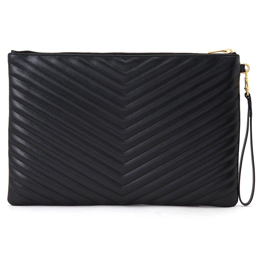 Saint Laurent Monogram Matelasse Women's Clutch Bag 440222 CWU01 1000