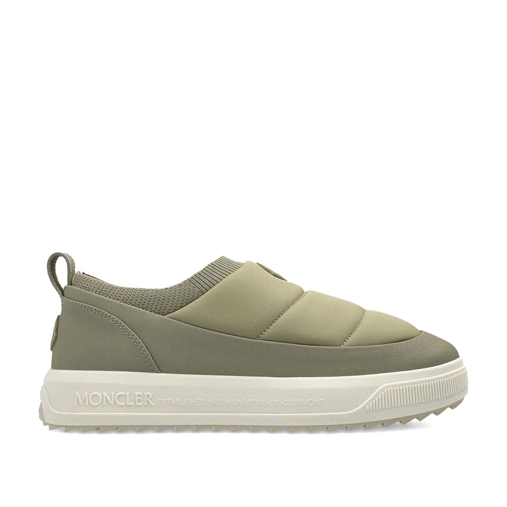 Moncler Olive Slip-On Sneakers Men’s Low-Top 4B00010