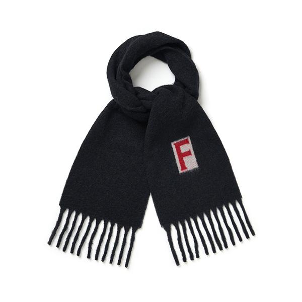 Ferragamo Men’s Wool Scarf Muffler, Gray