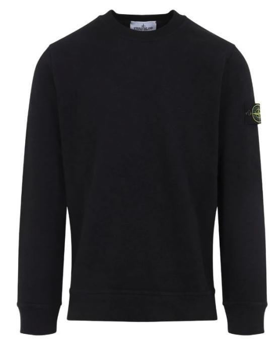 STONE ISLAND Brushed Heavy Cotton Jersey Regular Fit Crewneck K2S15 S0238 V0029
