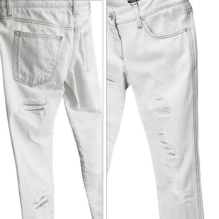 Dolce&Gabbana White Denim Jeans Women’s