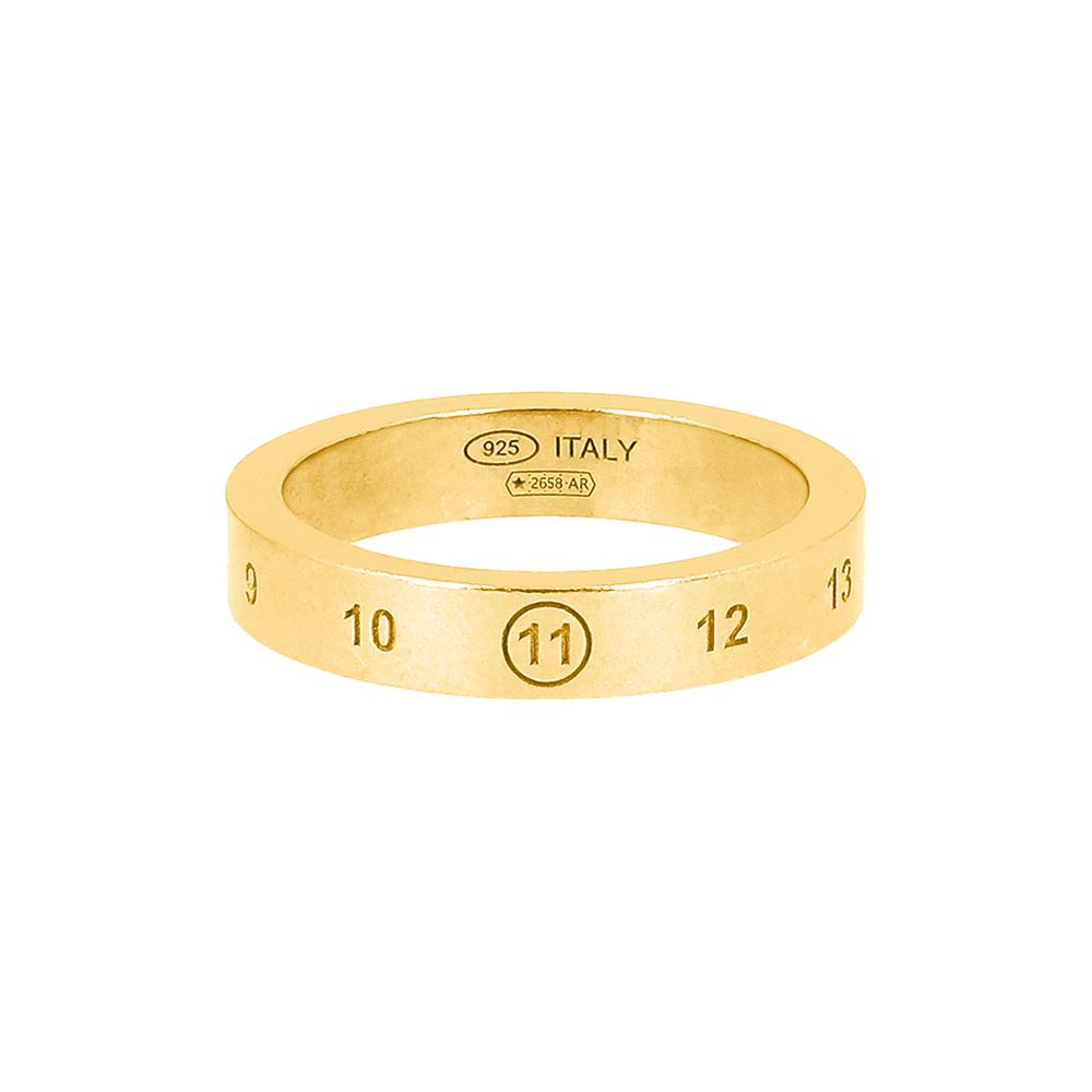 Maison Margiela Engraved Number Logo 4mm Ring for Women SM1UQ0128 P9254 201