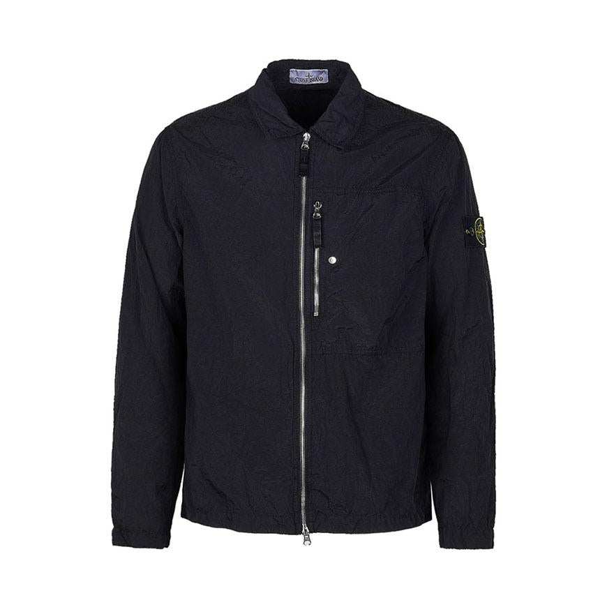 STONE ISLAND Men’s Zip Pocket Overshirt Long Sleeve Shirt V0029