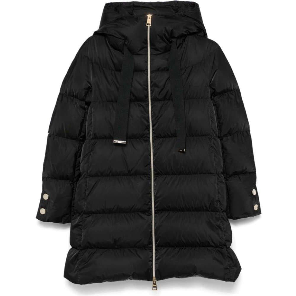 Herno Satin A-Shape Black Women’s Puffer Jacket