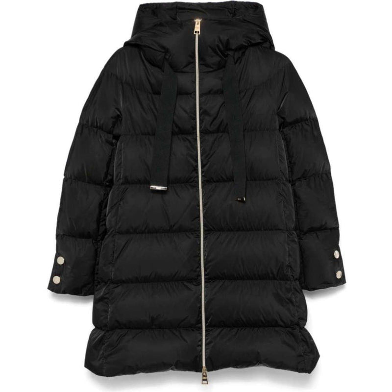 Herno Satin A-Shape Black Women’s Puffer Jacket