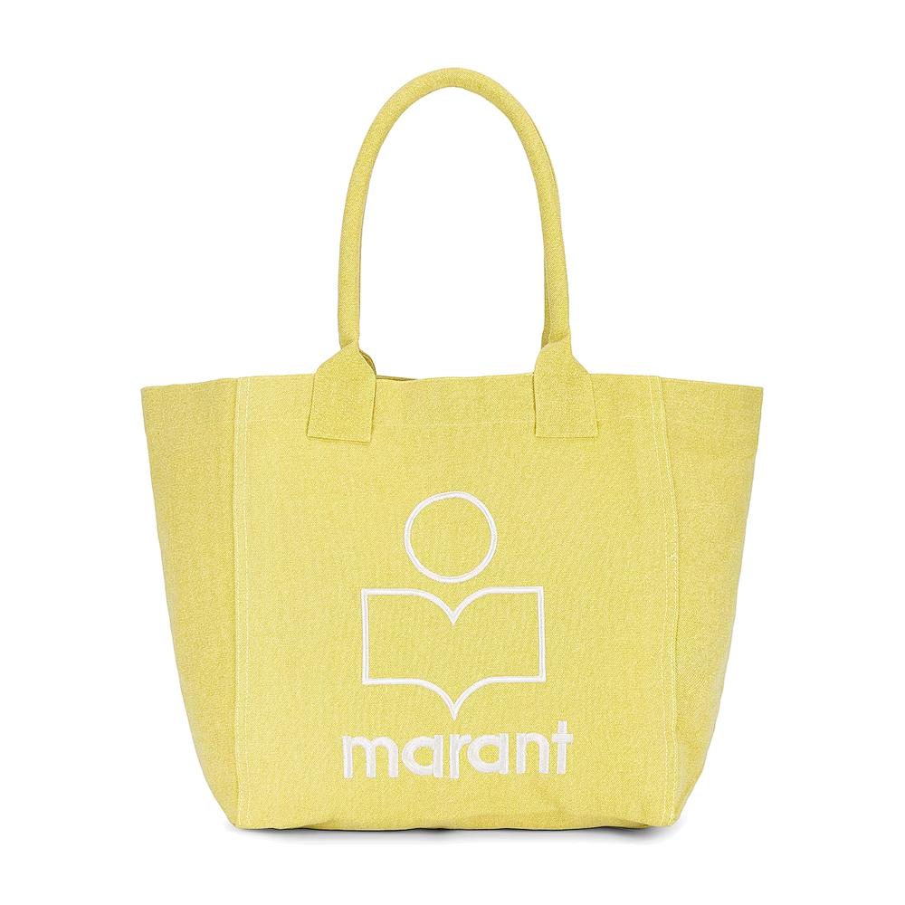 Isabel Marant Yenky Small Tote Bag Black Leather