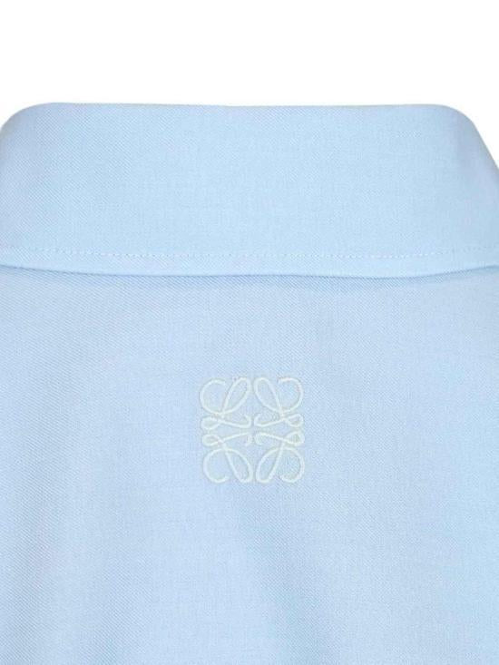 LOEWE Blue Cotton Button-Up Shirt S359 Y05XF7 5100