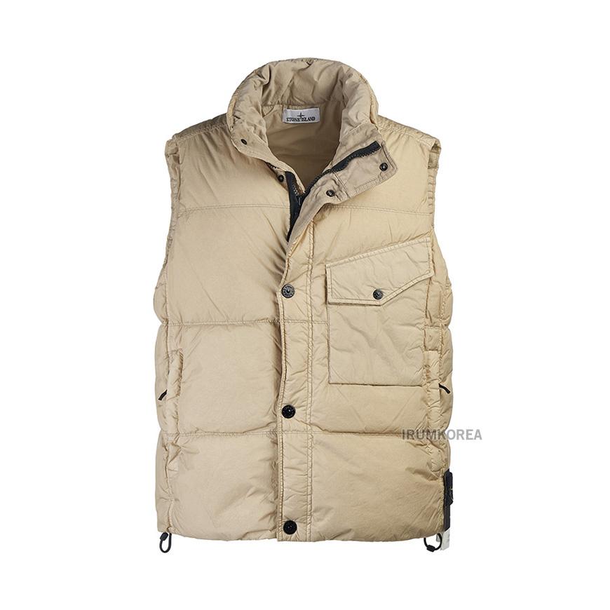 STONE ISLAND Men’s Crinkle Reps Down Puffer Vest K2S15G100003 S0A23 V009A