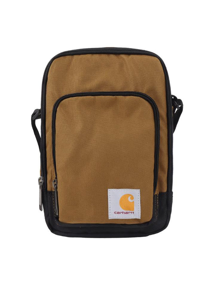 Carhartt Brown Mini Crossbody Zip Bag Unisex