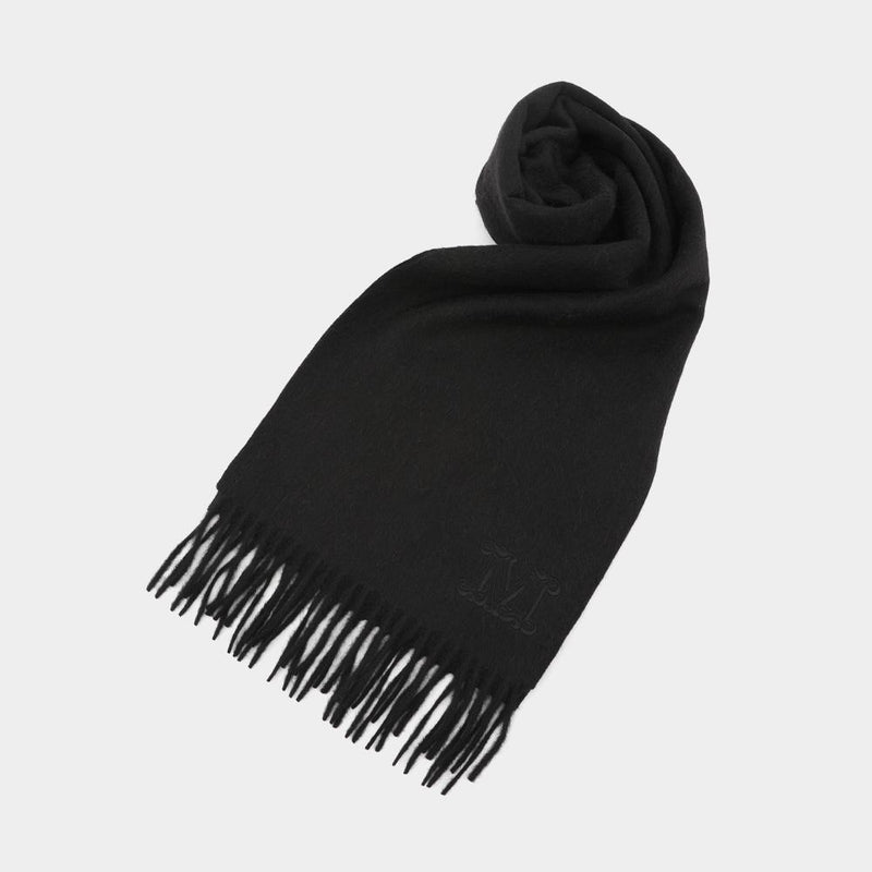Max Mara M Logo Wool Scarf 252454 6322600