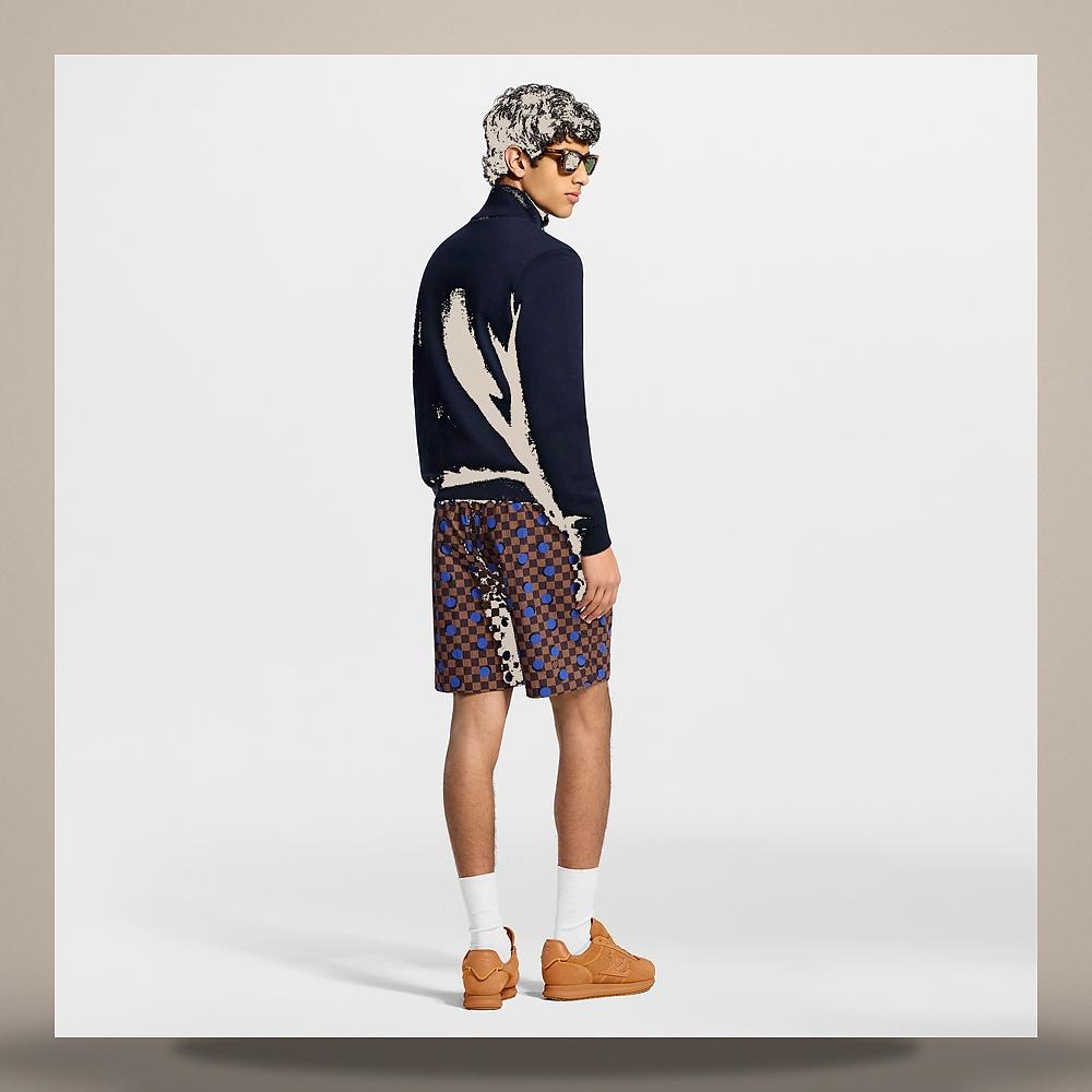 Louis Vuitton Damier Regular Fit Swim Shorts