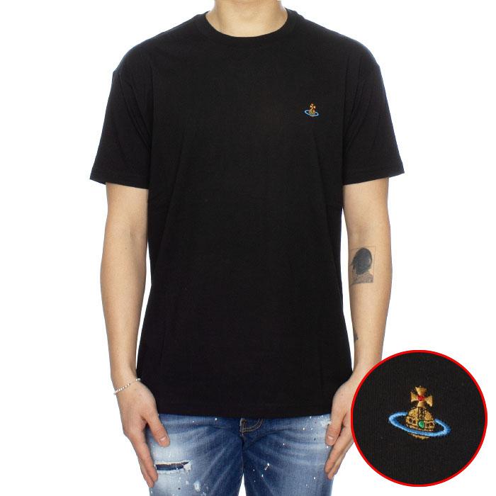 Vivienne Westwood ORB Logo Classic Black Cotton T-Shirt