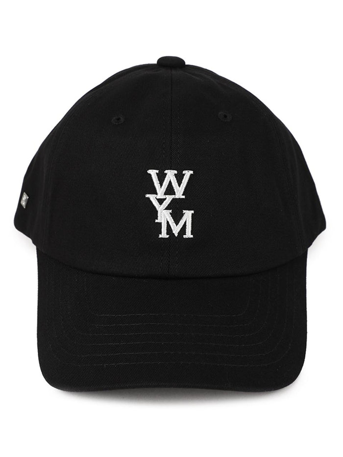 WOOYOUNGMI Black Logo Cotton Baseball Cap W261CA51 661B