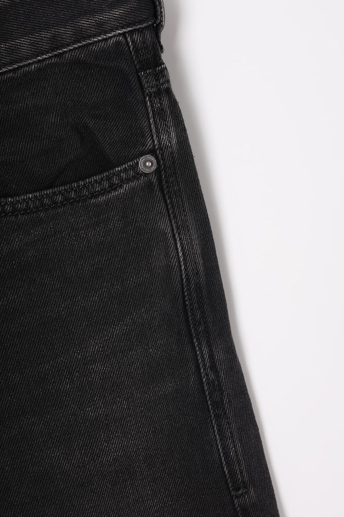 DIESEL Loose Fit Wide Leg Black Denim Jeans for Men