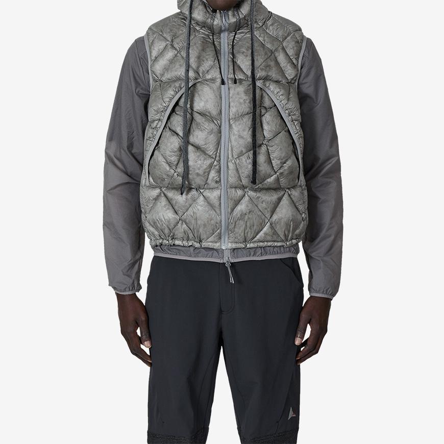 ROA Men’s Quilted Puffer Vest RBMW0493FA327 GRY0004