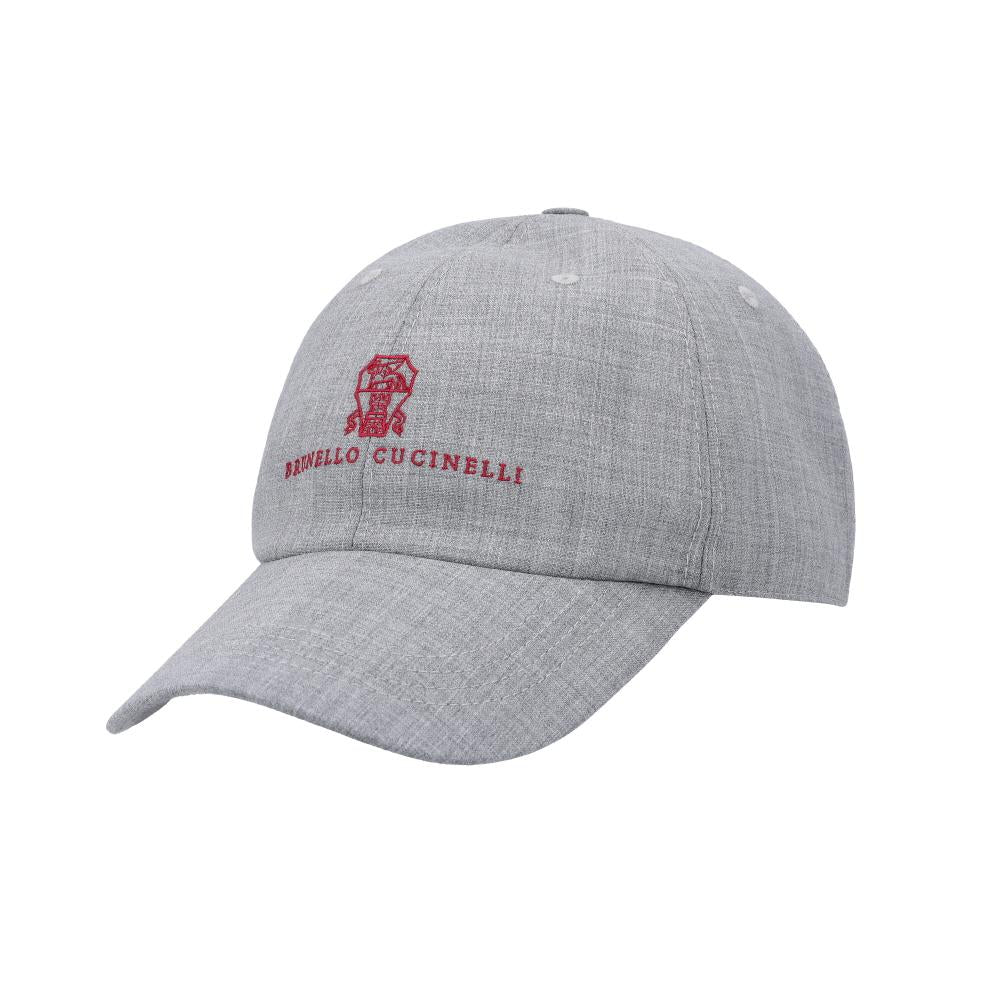 Brunello Cucinelli Logo Baseball Cap for Men M032P9850 CQM43