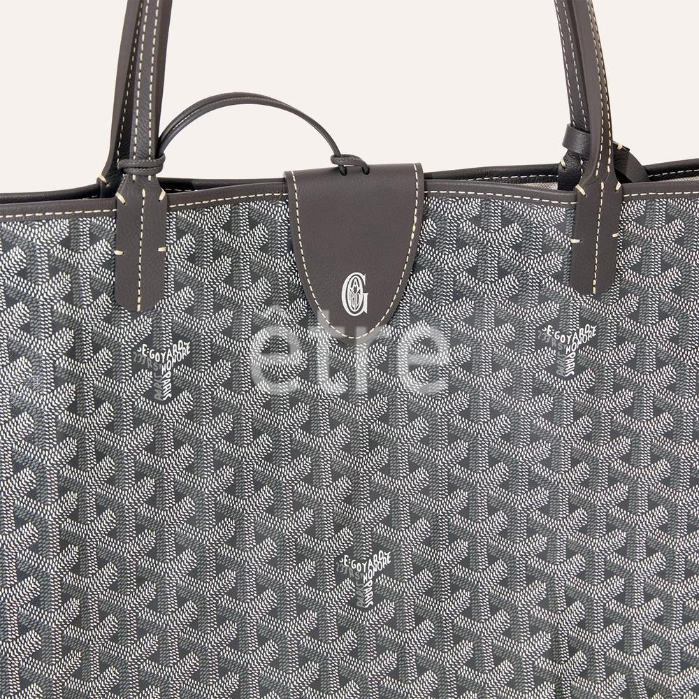 GOYARD Saint Louis GM Gray Tote Bag for Women