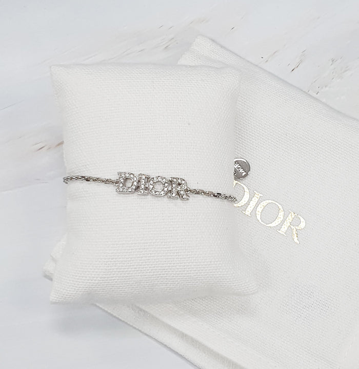 DIOR Women’s Revolution Silver-Tone Crystal Bracelet