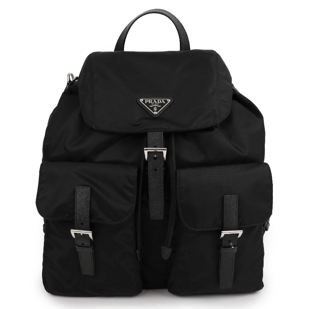 PRADA Re-Nylon Black Backpack