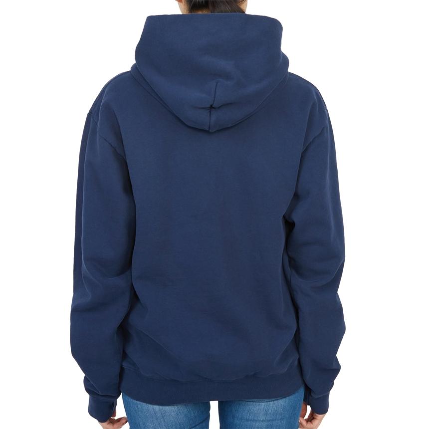 SPORTY&RICH Women’s Fleece-Lined Hoodie Sweatshirt Navy