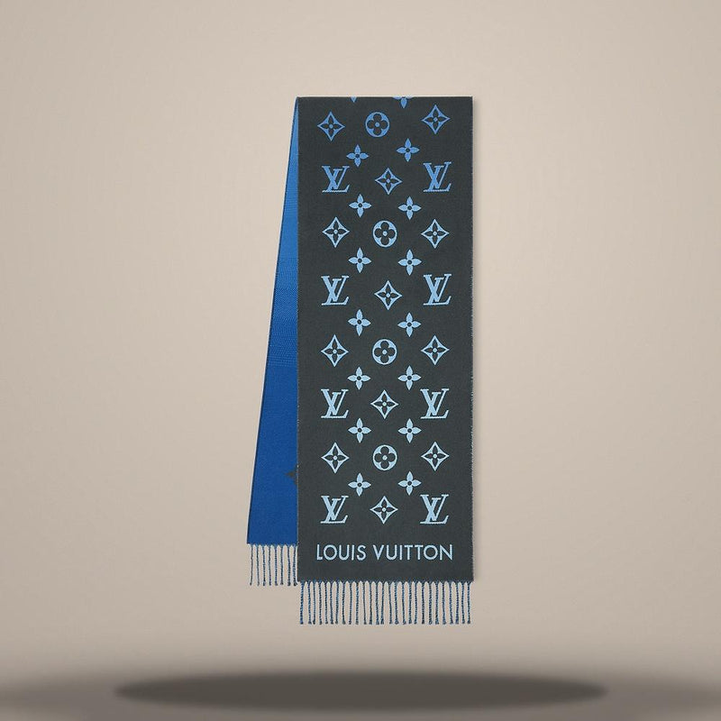 Louis Vuitton Gradient Monogram Wool Scarf 196 x 34cm Men’s