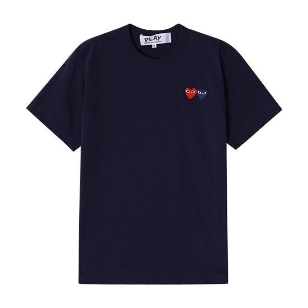 Comme des Garcons Men's Short Sleeve T-Shirt Black Cotton