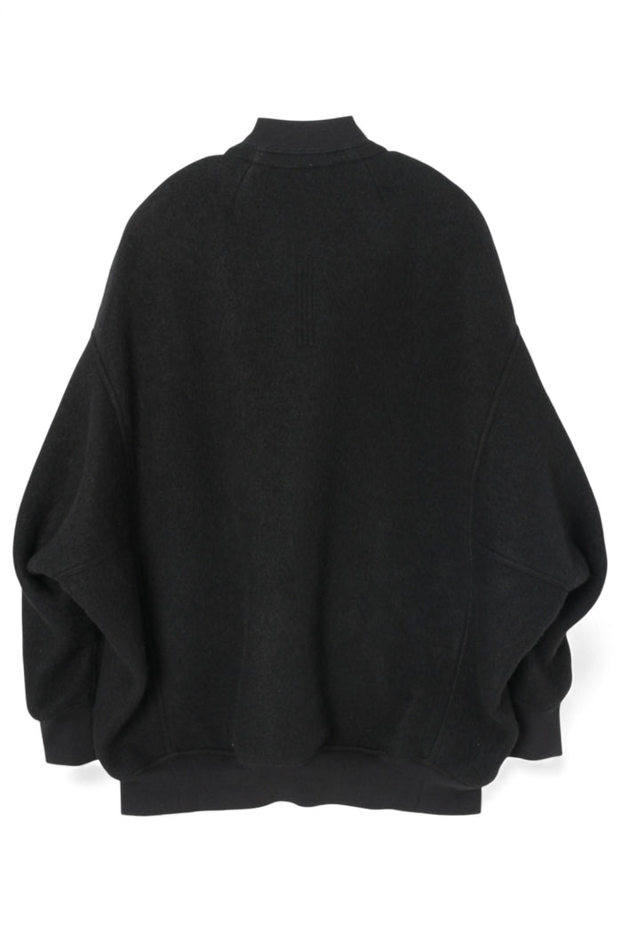 Rick Owens Men's Black Oversized Flight Bomber Jacket RU02B2795 WF 09