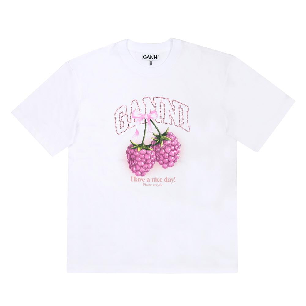 GANNI Women’s Short Sleeve T-Shirt A1050140 151