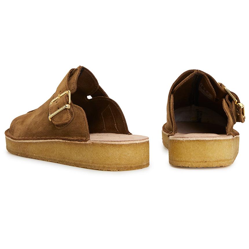 Clarks Leather Trek Mule Slip-On Slippers for Women