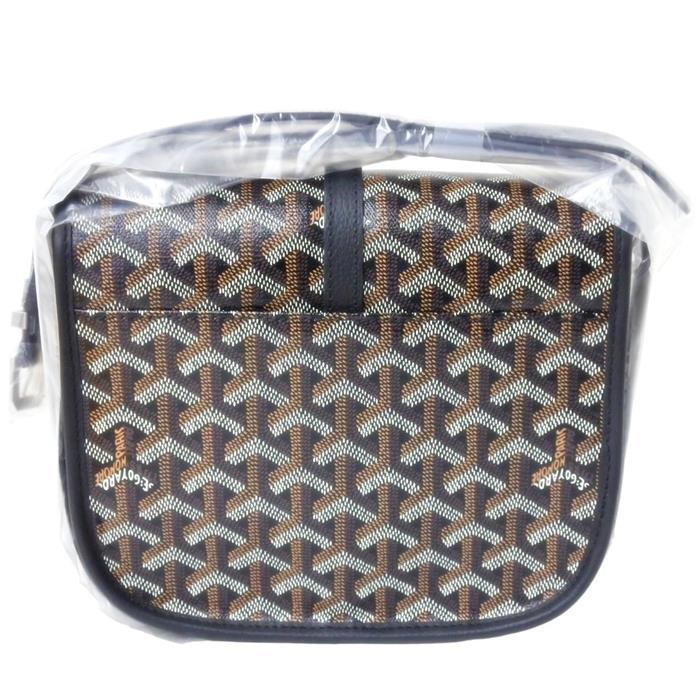 GOYARD Belvedere PM Crossbody Bag Black Leather BELVE3PMLTY01CG01P