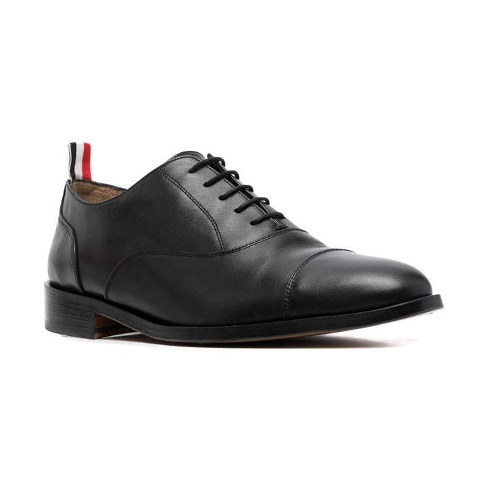 THOM BROWNE Vitello Leather Tricolor Tab Men’s Oxford Shoes