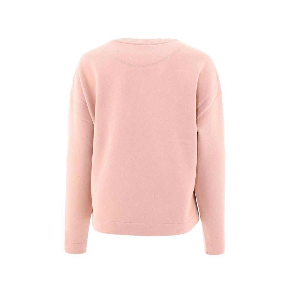 Moose Knuckles Signature Rose Gold Logo Sweatshirt Verizon Pink