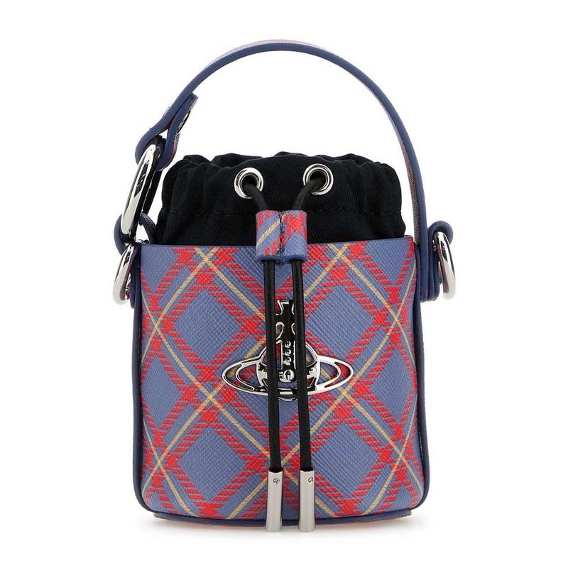 Vivienne Westwood Daisy Mini Bucket Bag Black Leather Shoulder Bag