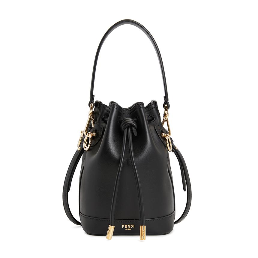 FENDI Mon Tresor Women’s Leather Bucket Shoulder Bag 8BS109 AYJ1 F0KUR