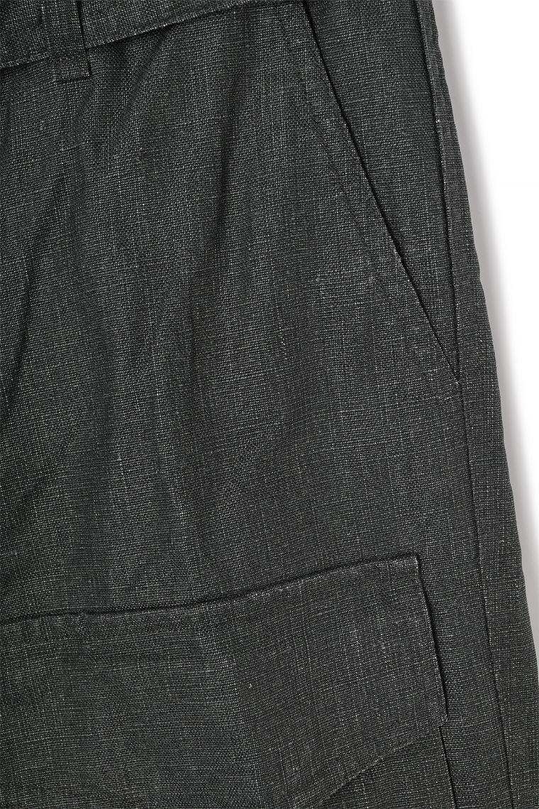 Dries Van Noten Coated Linen Cargo Pants Men 241 020935 8372 605