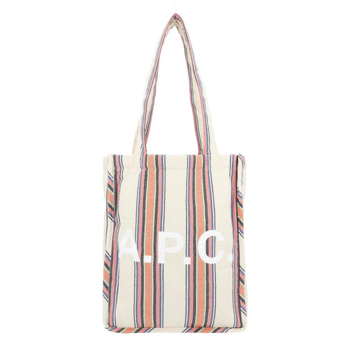 A.P.C. COHIA Lou Leather Tote Bag M61442 AAD ECRU