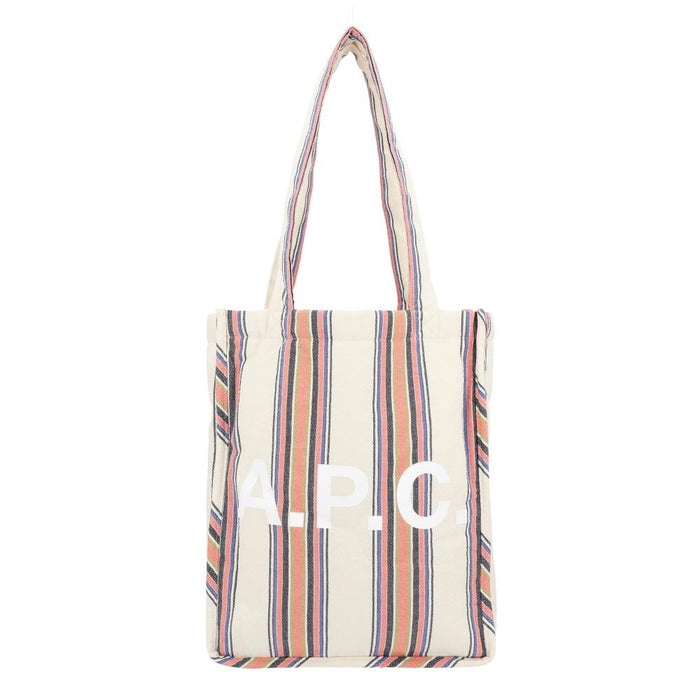 A.P.C. COHIA Lou Leather Tote Bag M61442 AAD ECRU