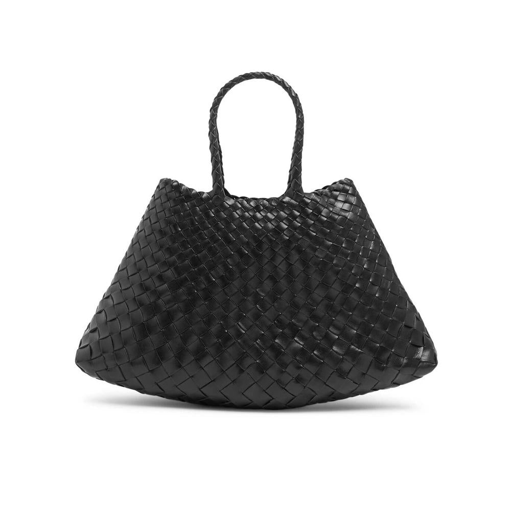 Dragon Diffusion Black Santa Croce Small Tote Bag 8893 BLACK