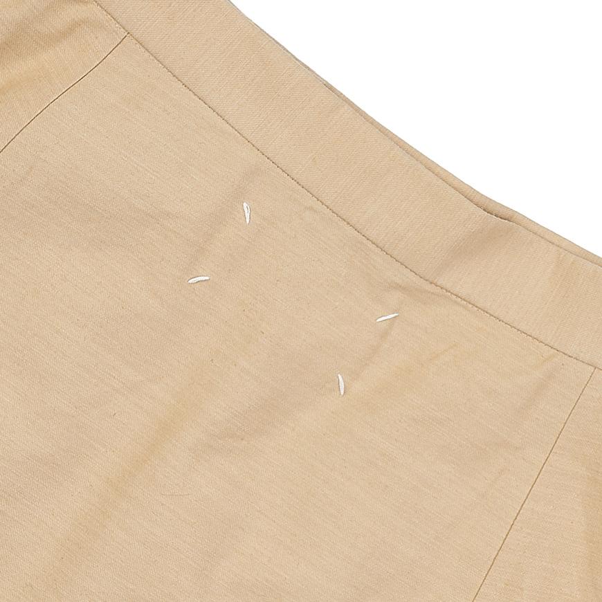 Maison Margiela High-Waist Medium Skirt White