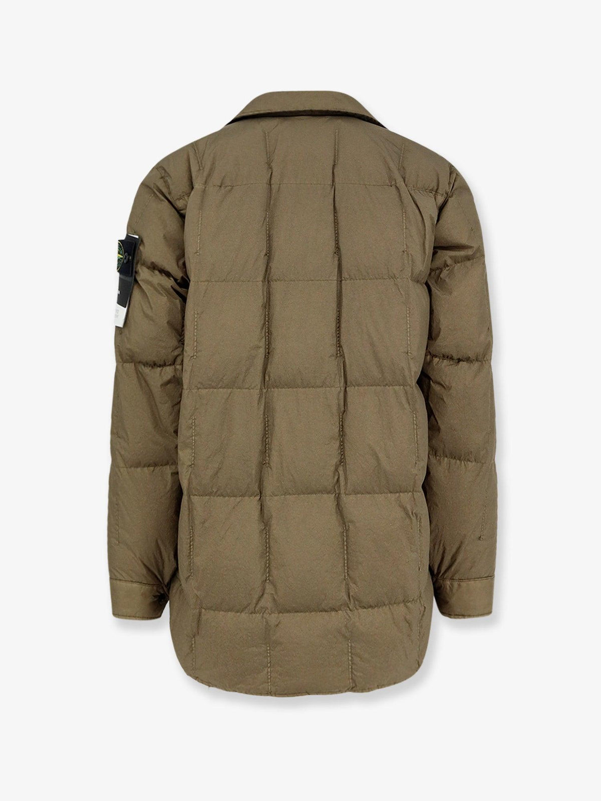 STONE ISLAND Black Down Puffer Jacket for Men