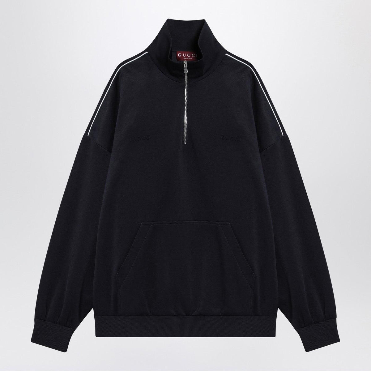 GUCCI Black Wool Blend Tailored Jacket