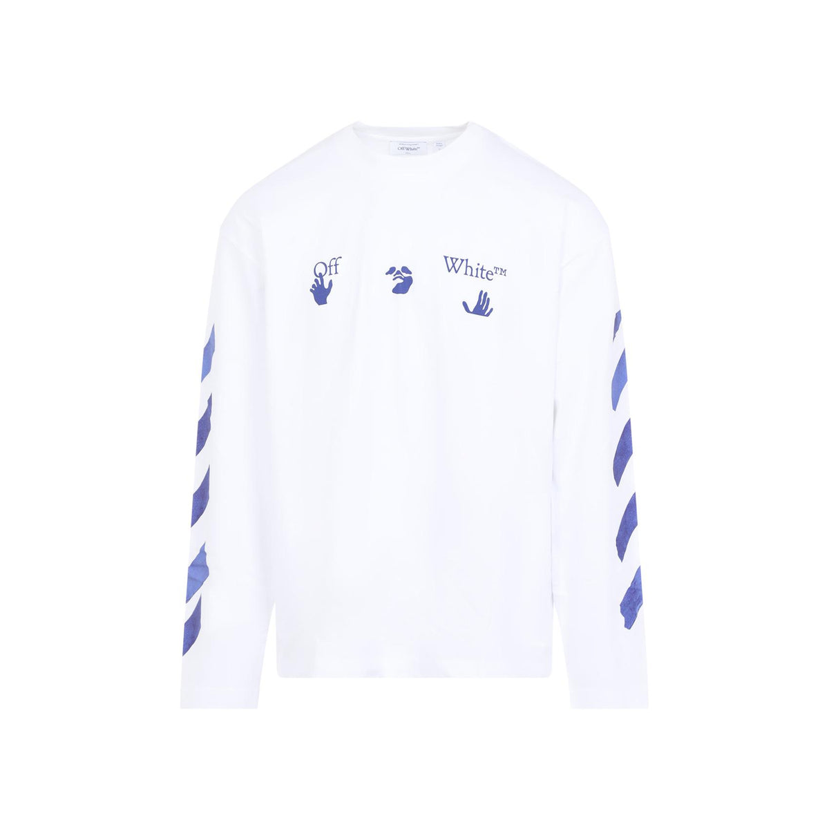 OFF WHITE Black Long Sleeve T-Shirt Men’s Cotton