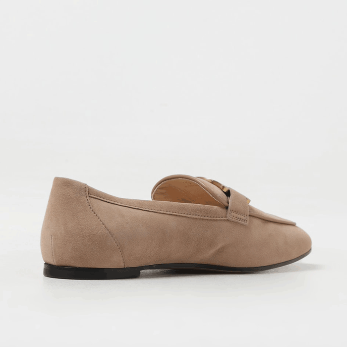 Tods Gommino Suede Chain Loafers for Women XXW79A0DD00D8W C806