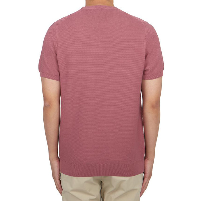 Drumohr Men’s Short Sleeve Crewneck Knit Sweater