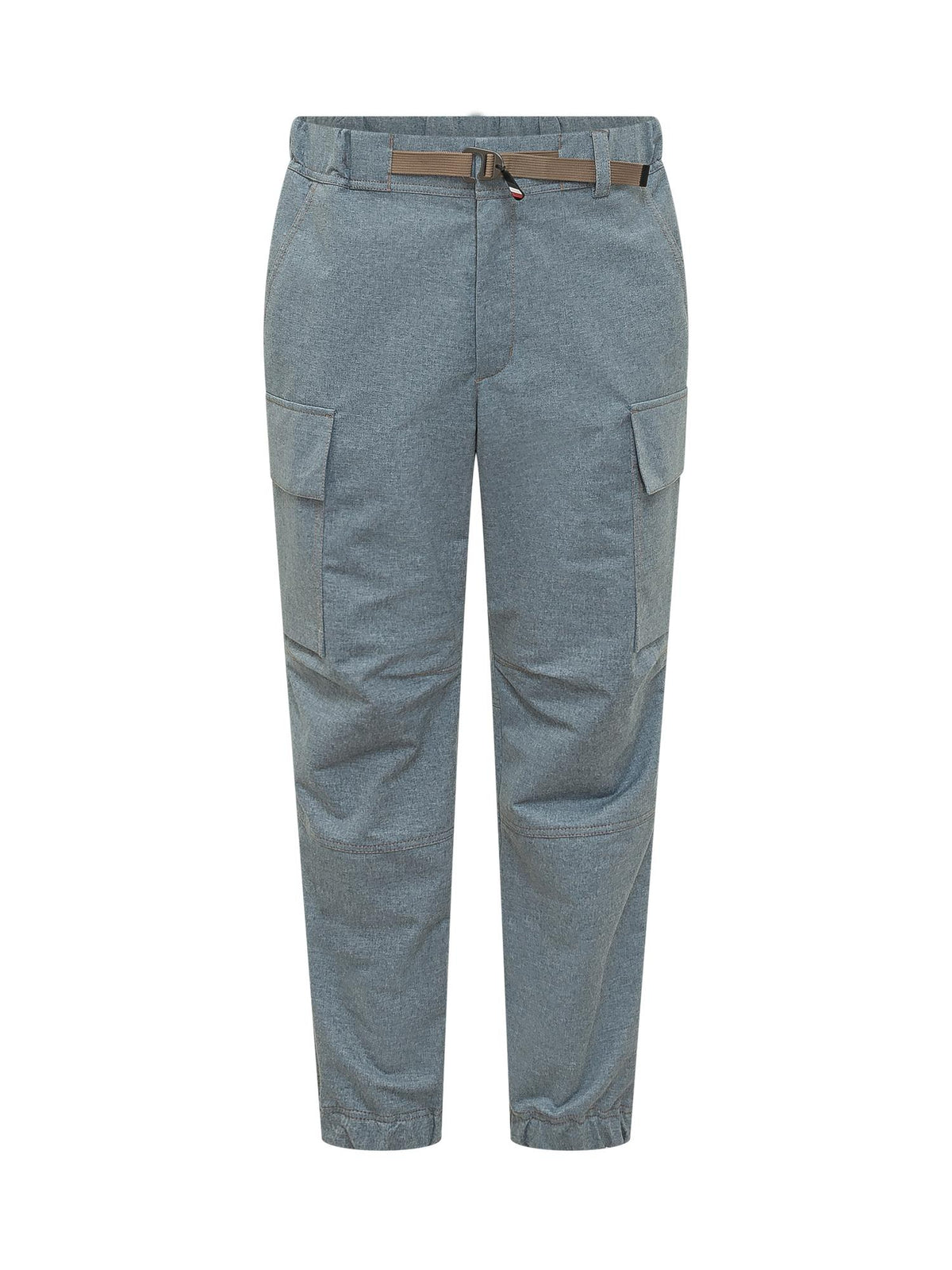 Moncler Navy Cotton Cropped Trousers for Men