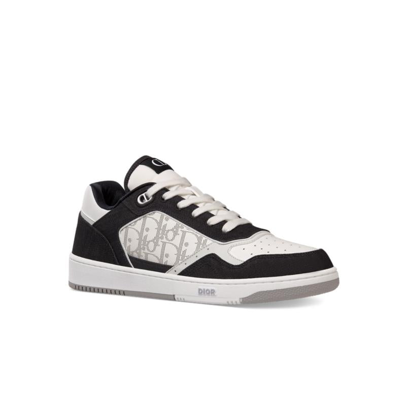 DIOR Gray Leather B27 Uptown Low-Top Sneakers for Men 3SN272ZACH960